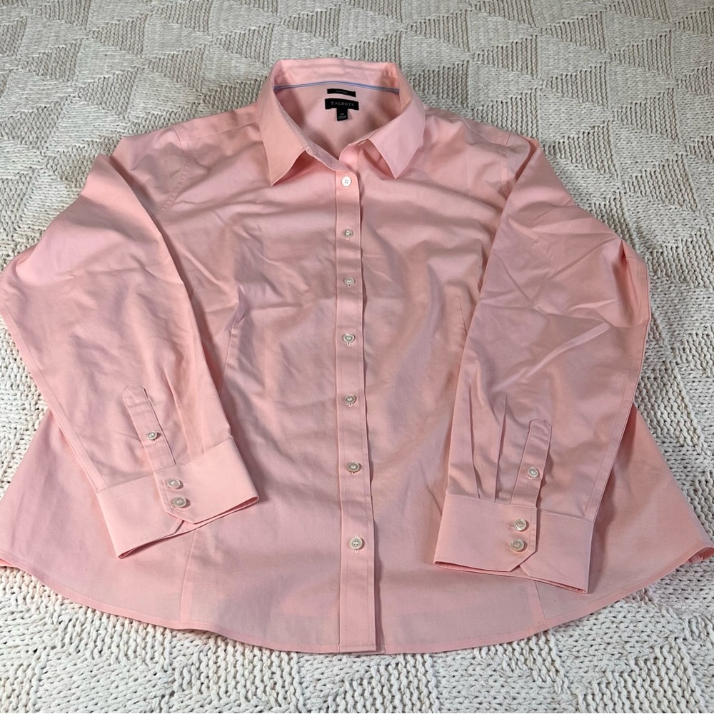 Talbots Pink Button Down Shirt